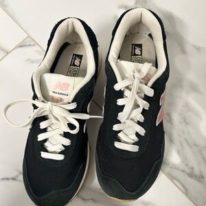 New Balance Women's Black and White Sneakers